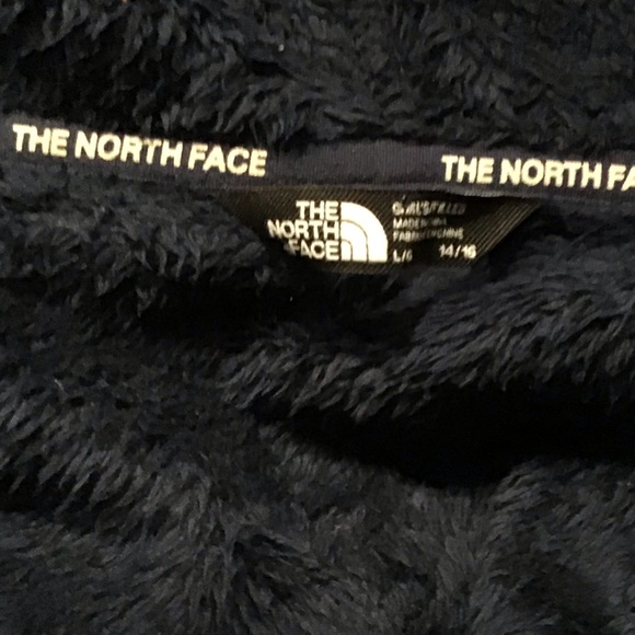 THE NORTH FACE BIG GIRL ‘OSO’ FLEECE LOVED MONTAGUE BLUE SIGNATURE ZIP UP HOODIE - Picture 10 of 12